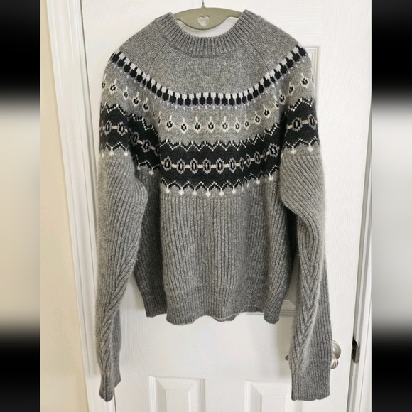 Khaite Michaela Fair Isle cashmere-blend cardigan XL Excellent Condition Women's - Picture 5 of 11